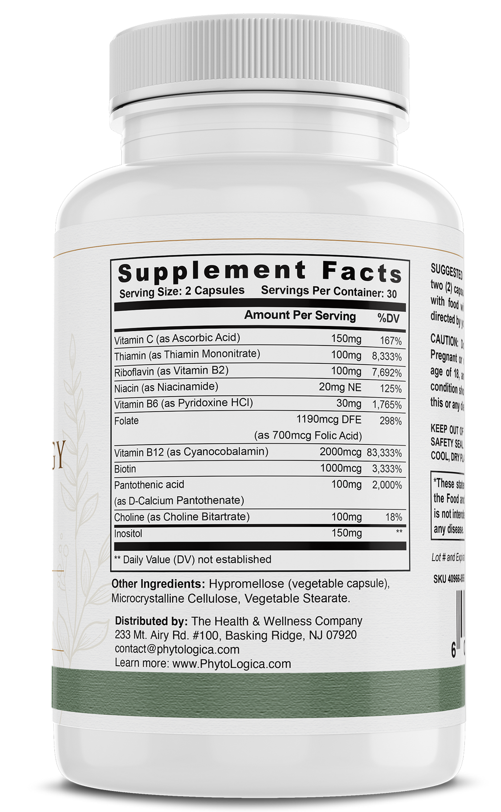 Cellular Energy B Complex — Metabolism & Energy Support