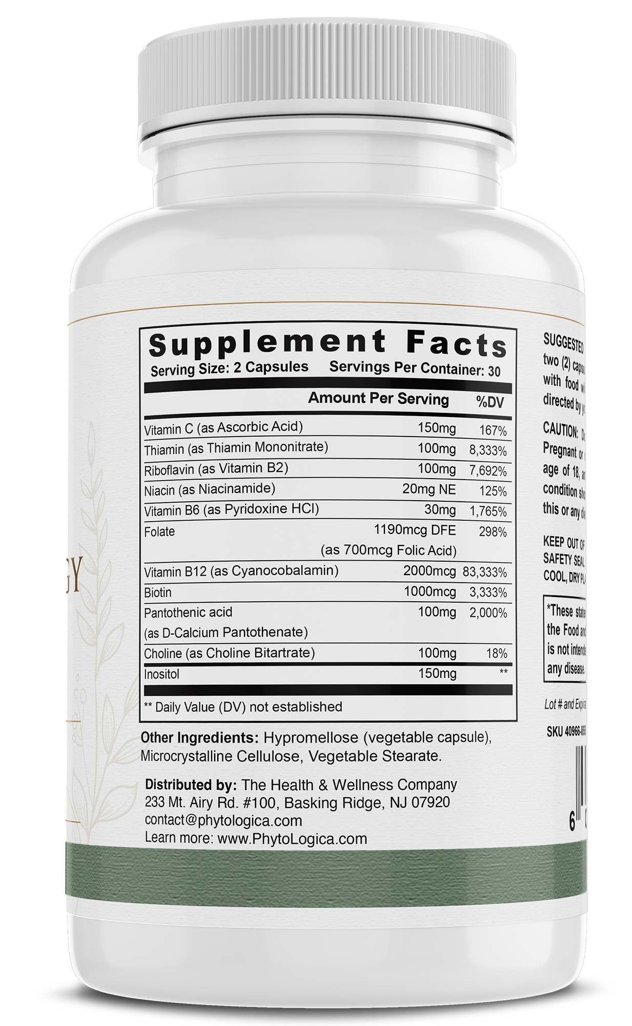 Cellular Energy B Complex — Metabolism & Energy Support