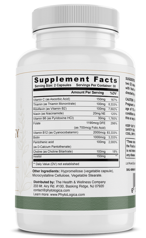 Cellular Energy B Complex — Metabolism & Energy Support