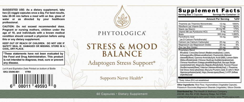 Stress & Mood Balance — Nervous System & Emotional Support