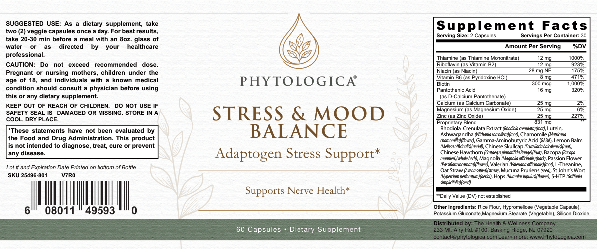 Stress & Mood Balance — Nervous System & Emotional Support