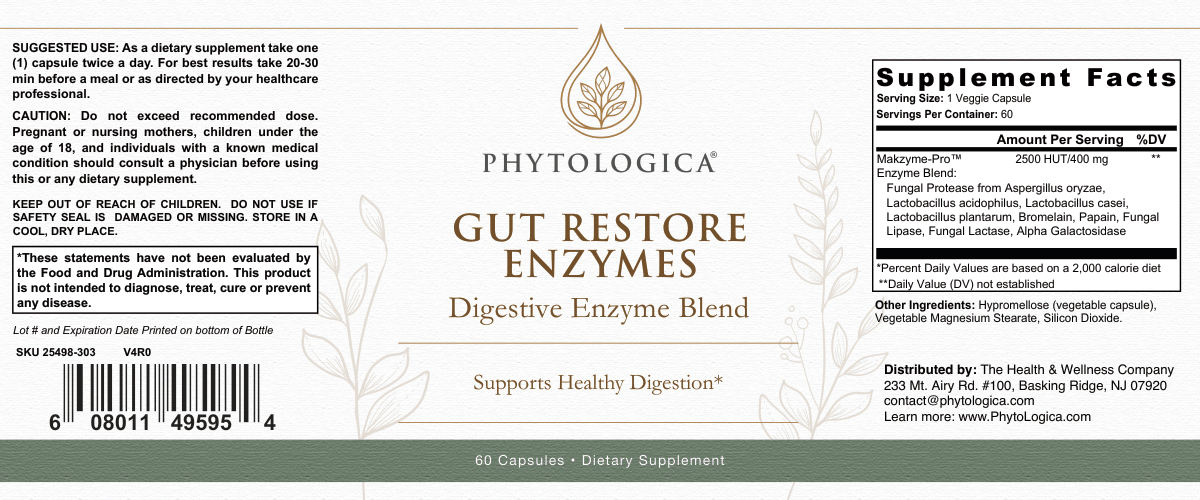 Gut Restore Enzymes — Advanced Digestive & Absorption Support