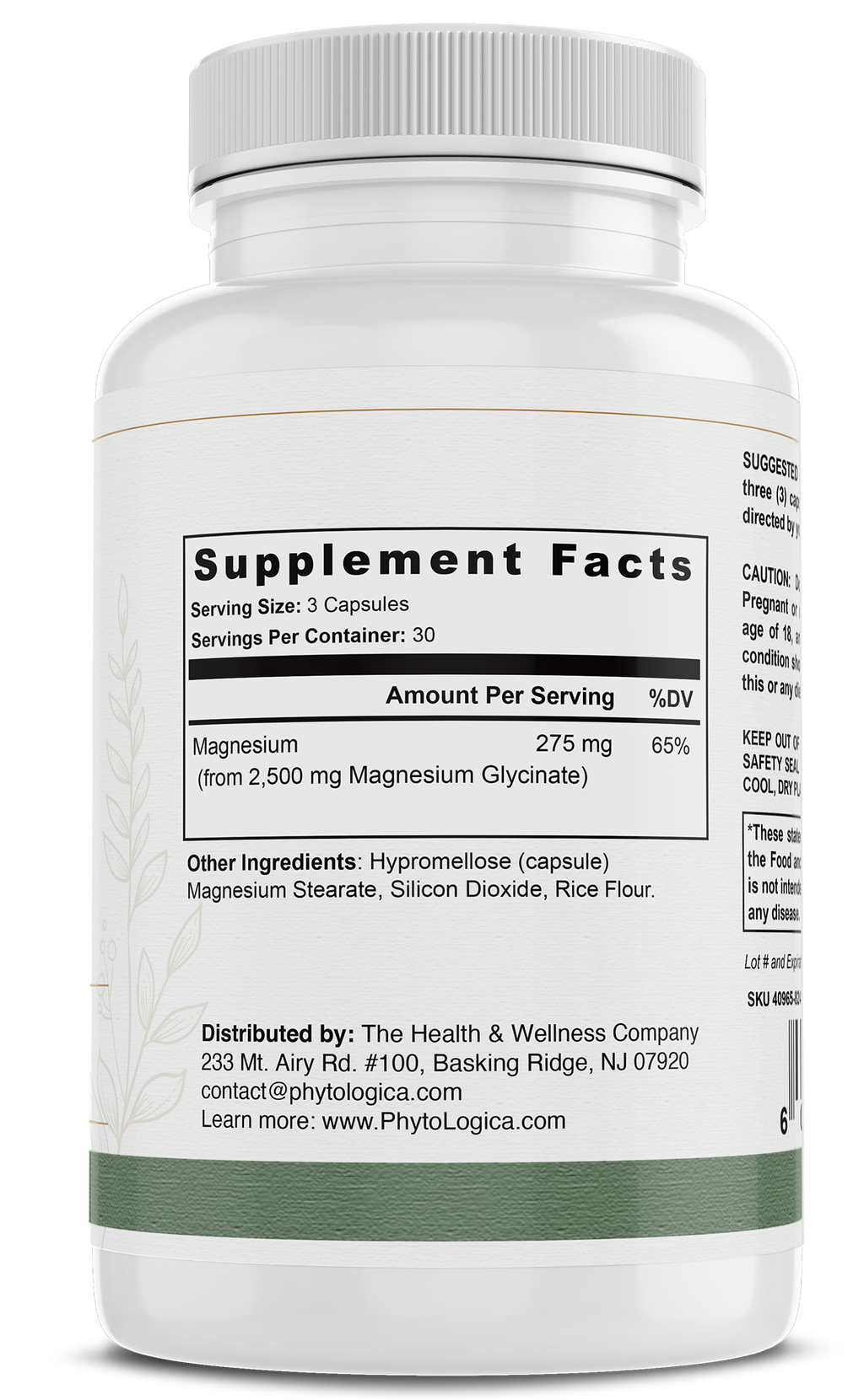 Magnesium Calm Restore — Nervous System, Sleep & Muscle Support
