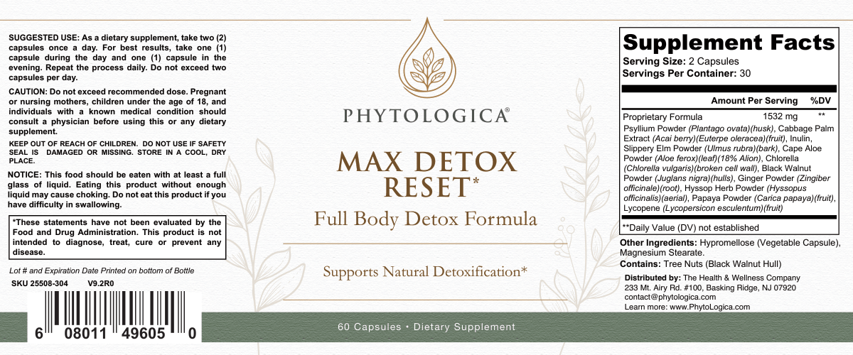 Max Detox Reset — Full Body Cleanse & Metabolic Support