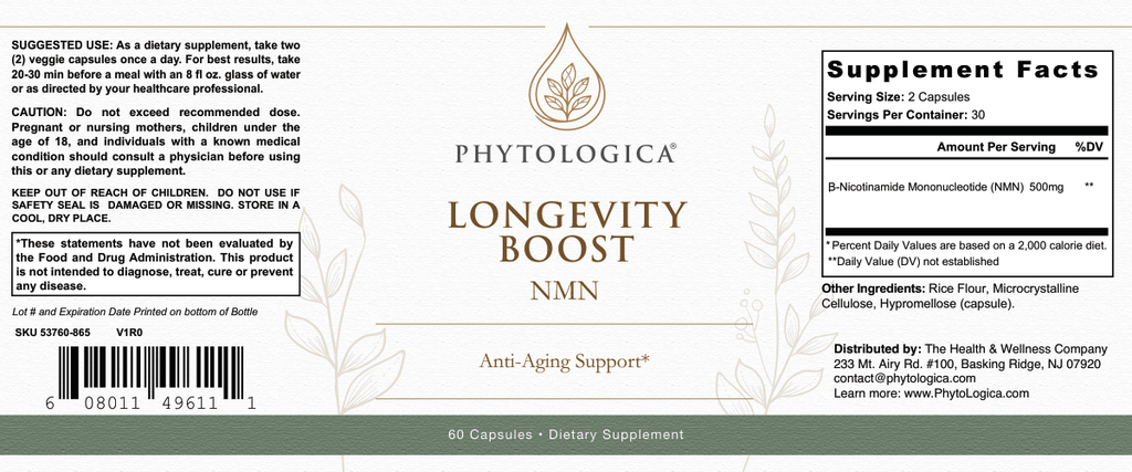 NMN Longevity Boost™ — Cellular Renewal & Anti-Aging Support
