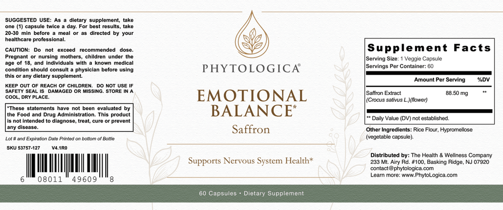 Saffron Emotional Balance