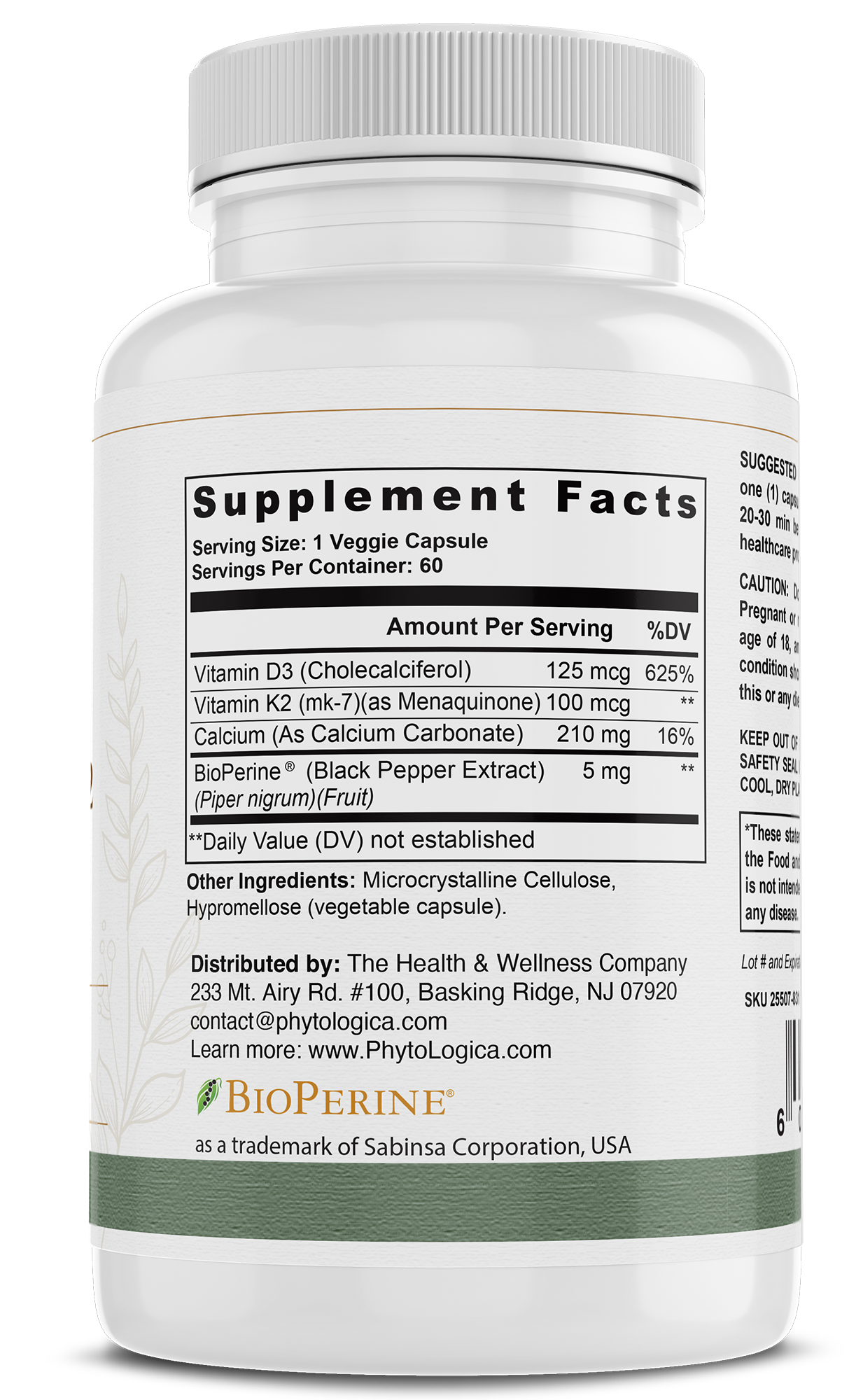 Vitamin D3/K2 5000 IU